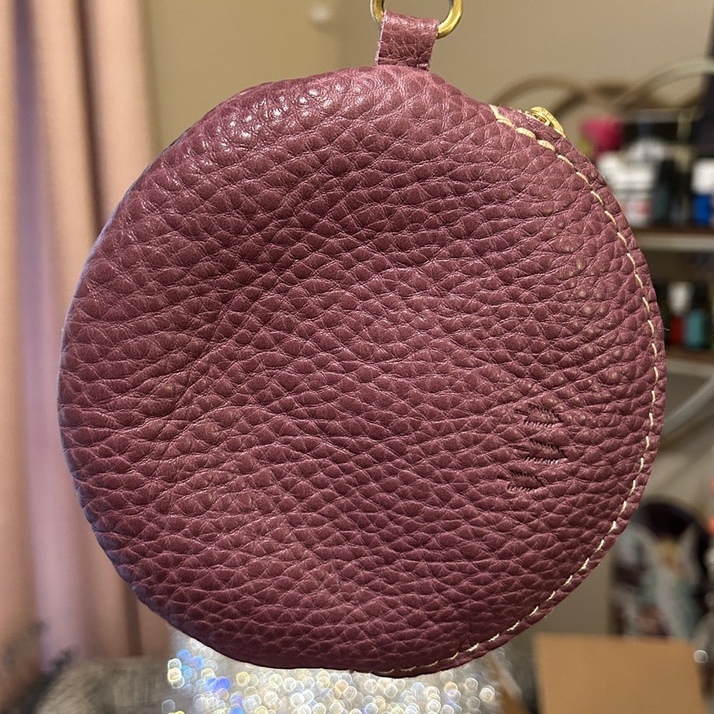 PORTLAND LEATHER Purple Gordita Leather Coin Purse